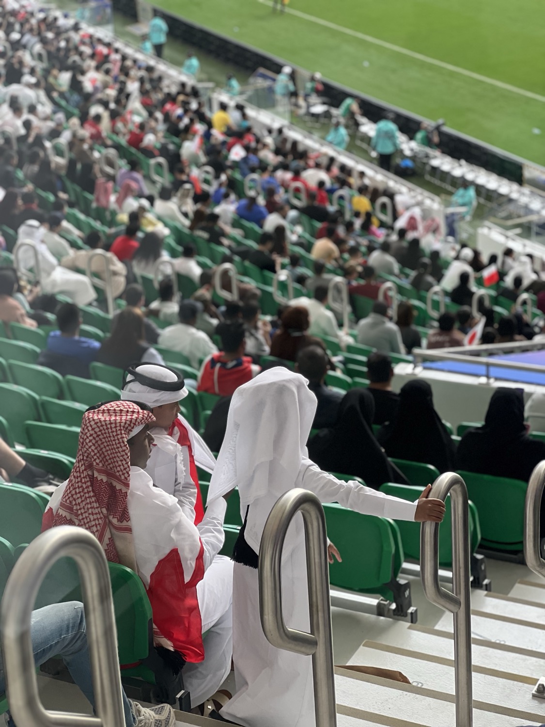 Supporters in the stands before the match, AFC Asian Cup, Qatar