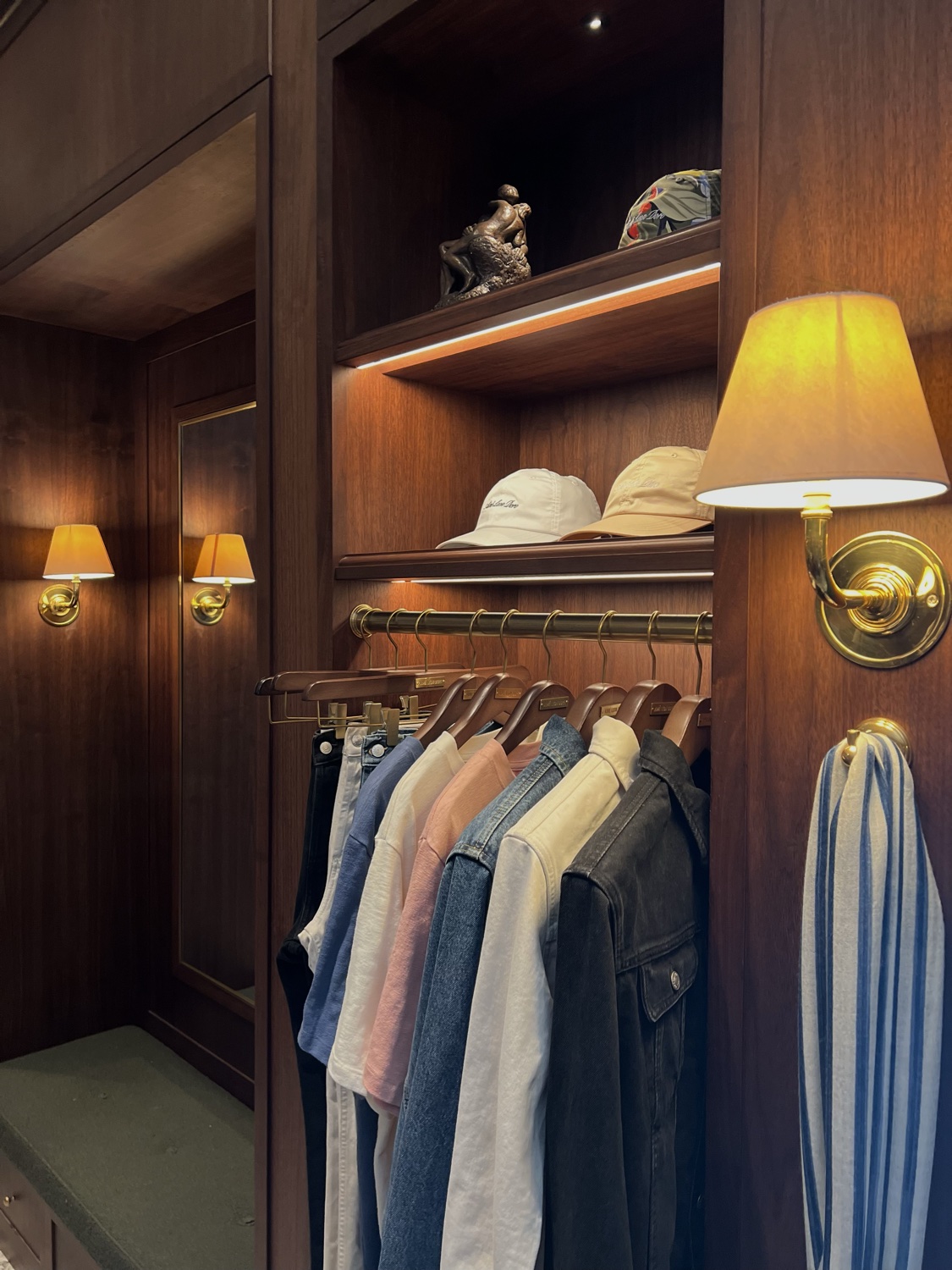 Wardrobe, Aimé Leon Dore interior, London