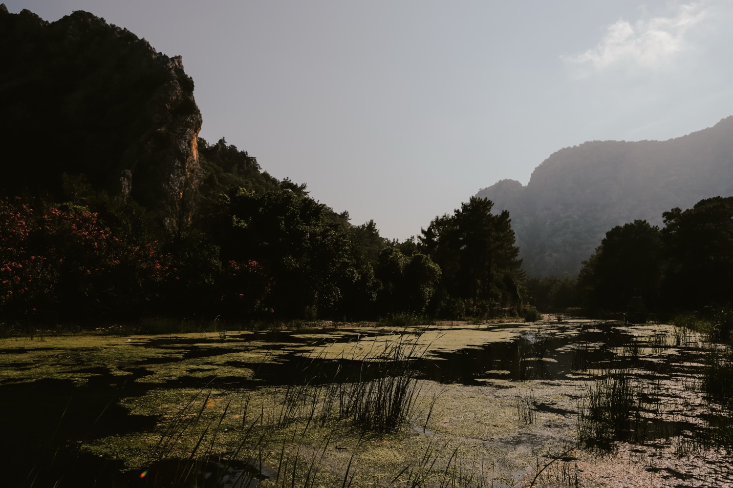 The gorge, still water, Antalya, Türkiye