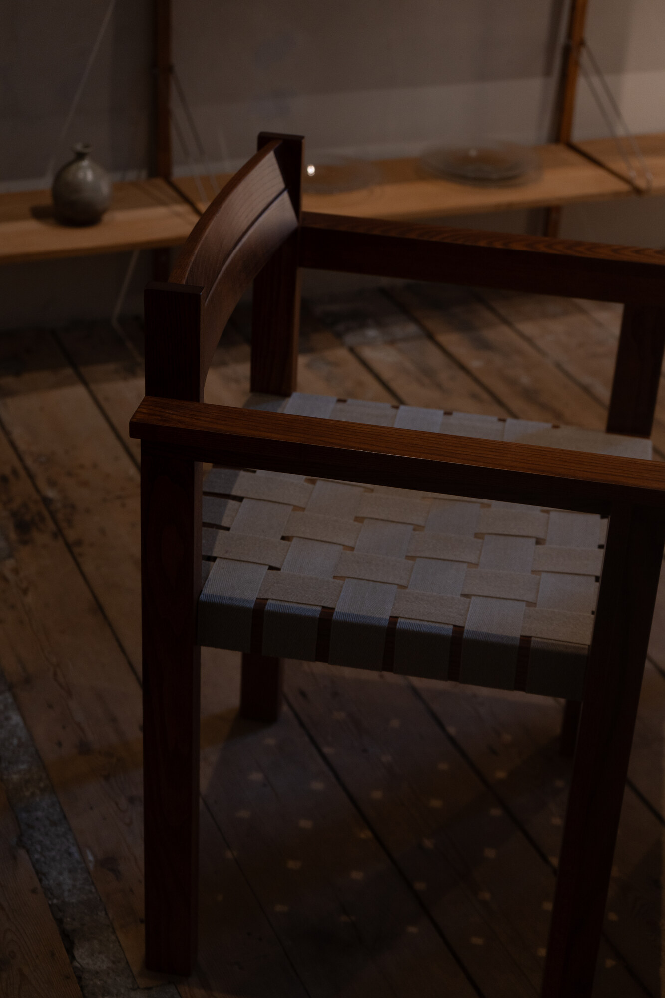 A chair that belongs to no room in particular, Apotek 57 cafe interior, Copenhagen