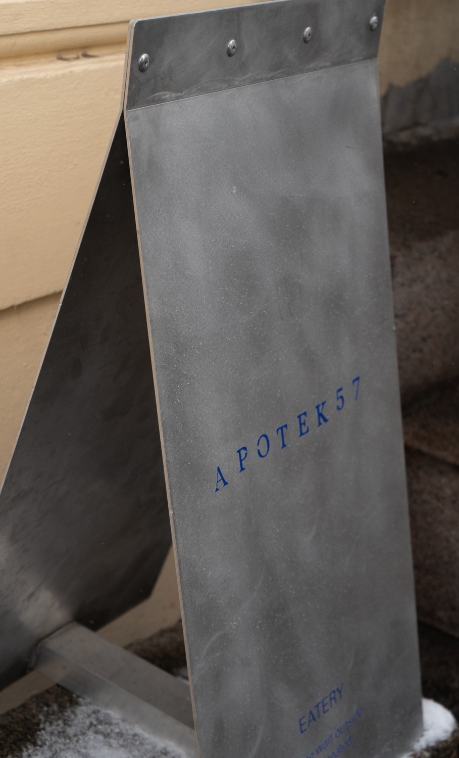 The name outside, Apotek 57, Copenhagen