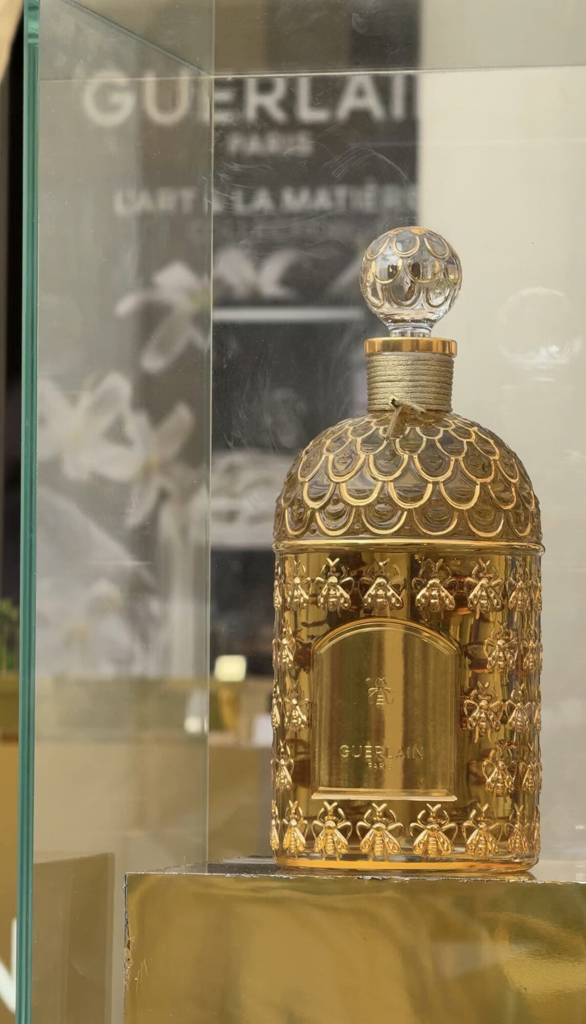 The bee bottle, Guerlain boutique, Katara, Doha