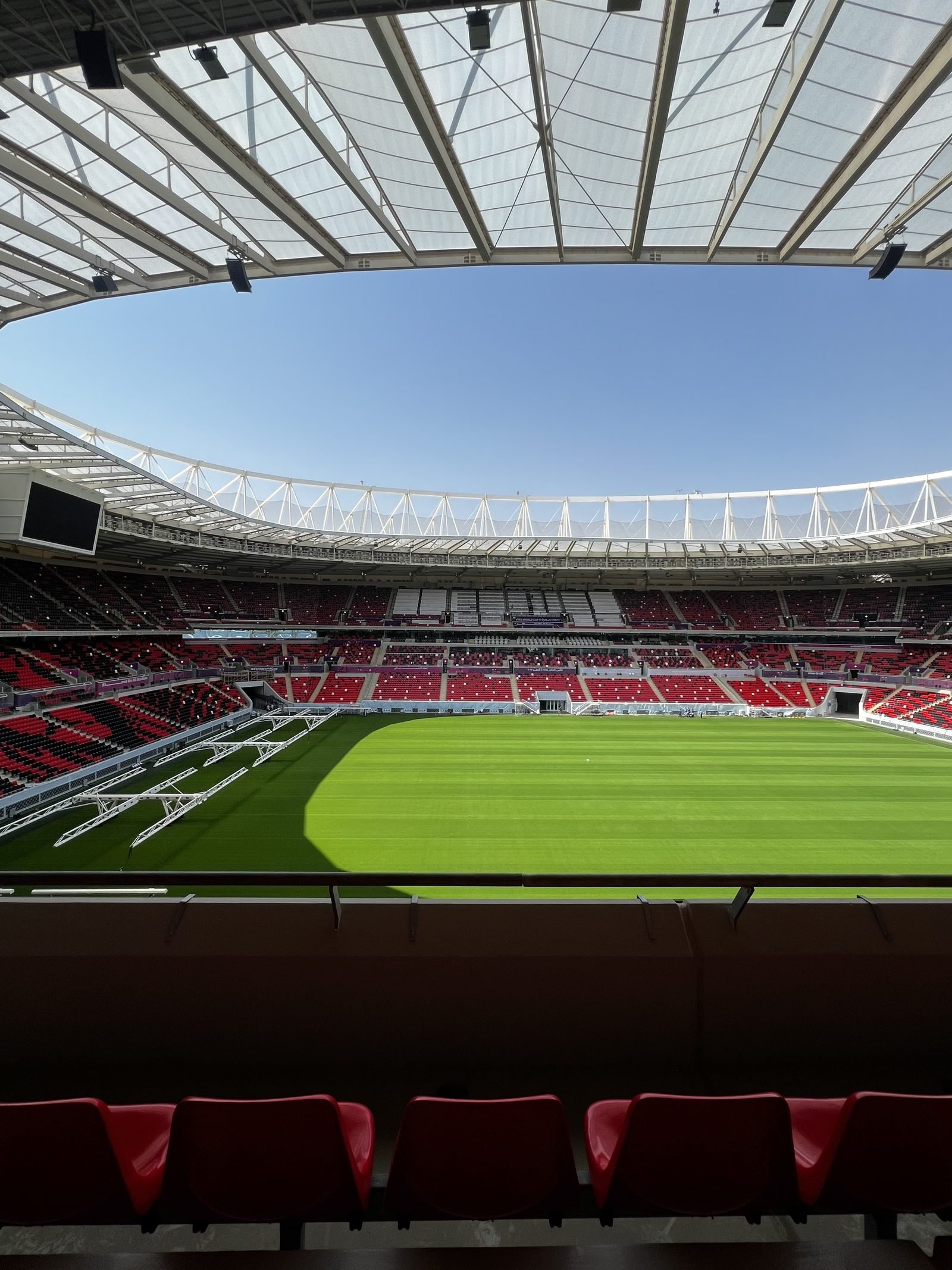 The empty stadium, Qatar 2022 FIFA World Cup