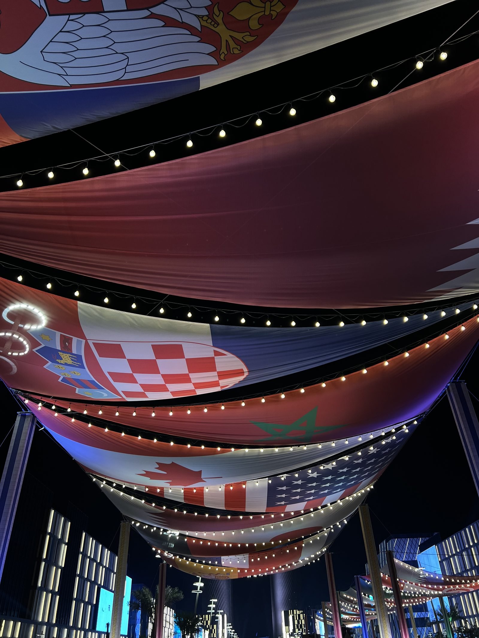 The city at night, Qatar 2022 FIFA World Cup
