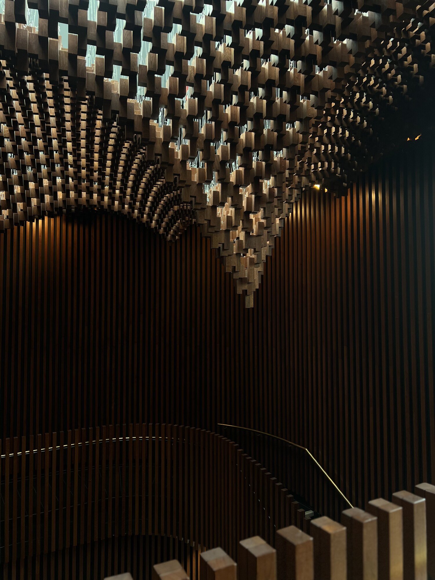 A ceiling that took its time, Cafe interior, Leeds, Yorkshire