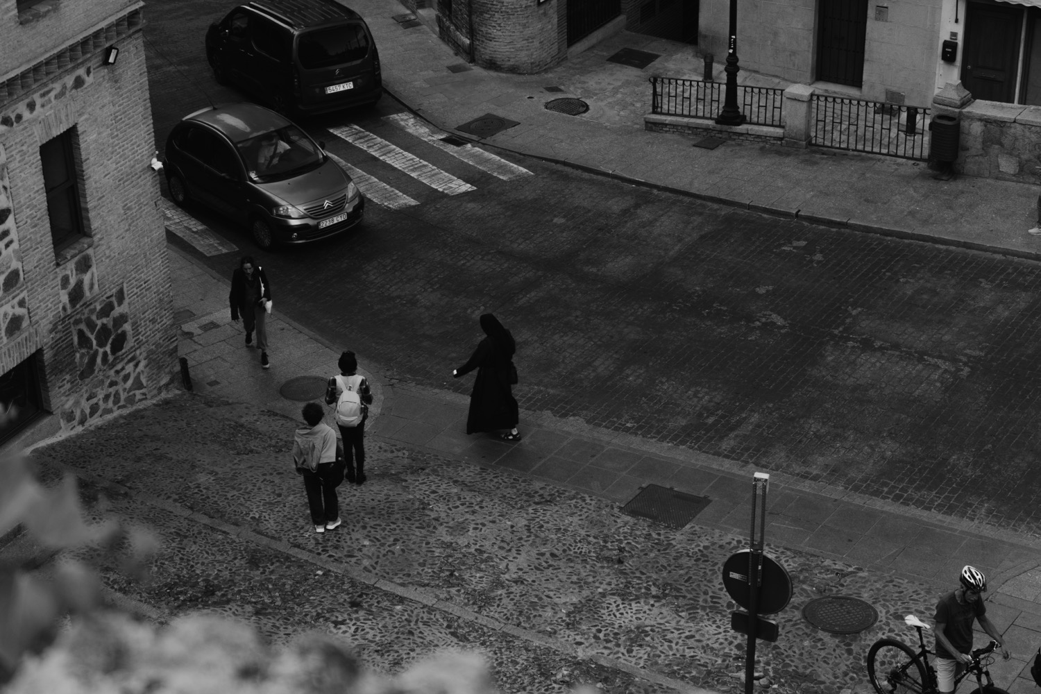 Above the street, Madrid