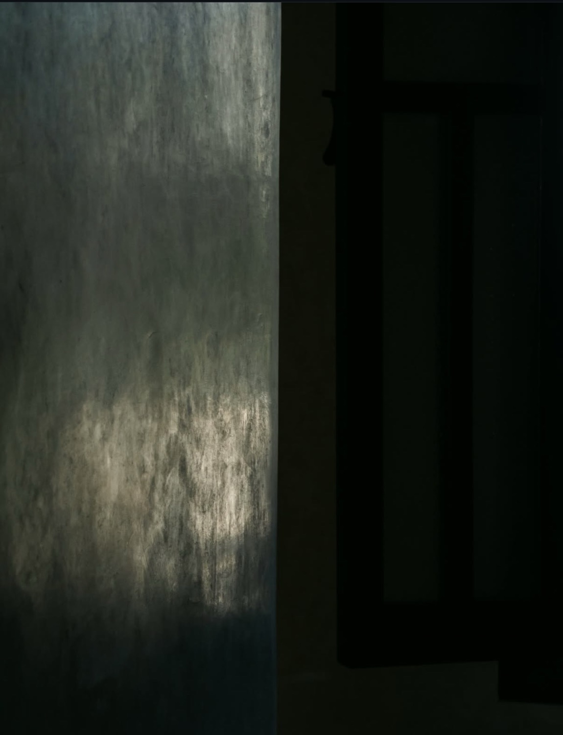 Quiet street or doorway, returning light