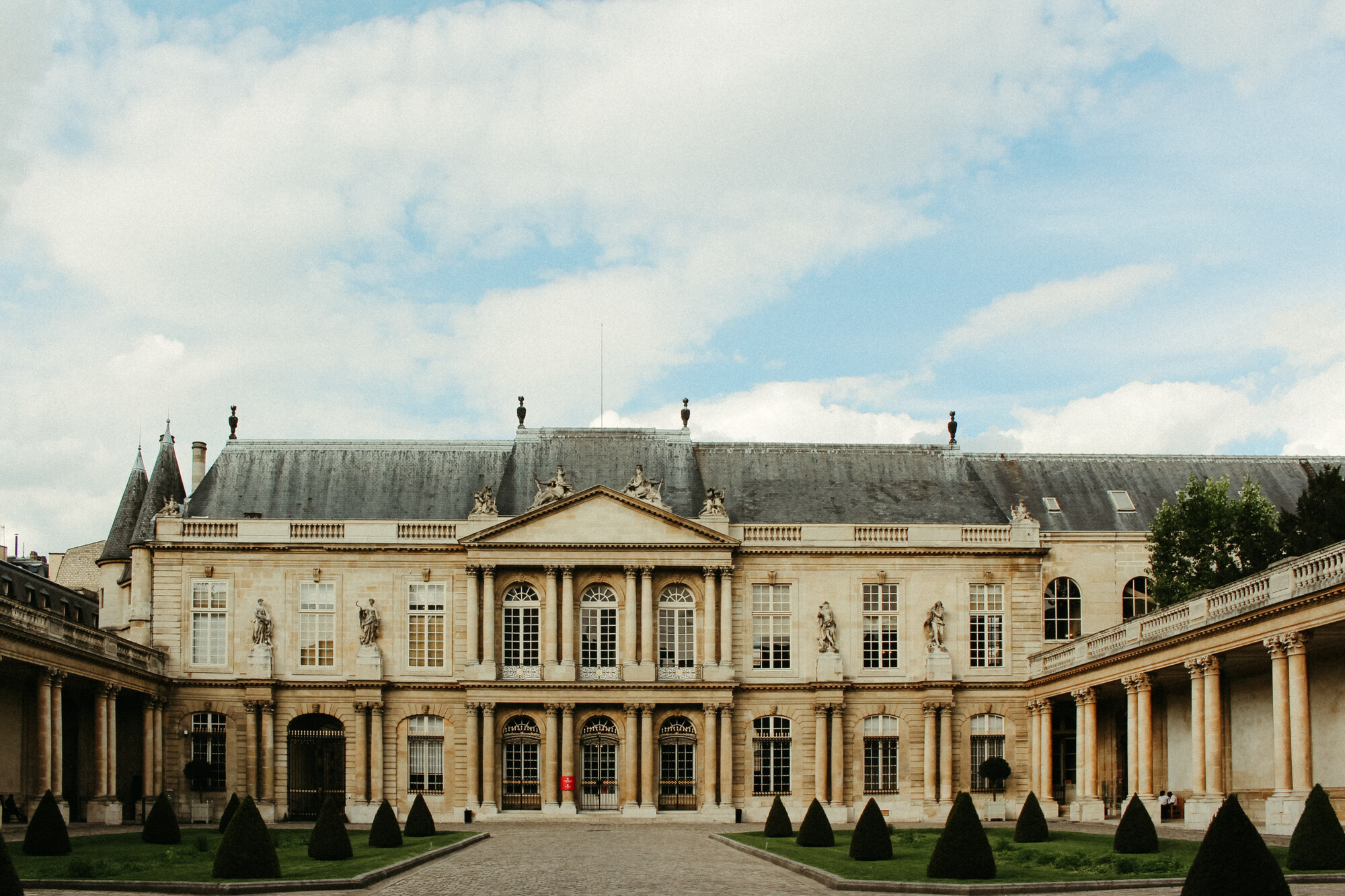 The courtyard facade, Louvre, Paris, France