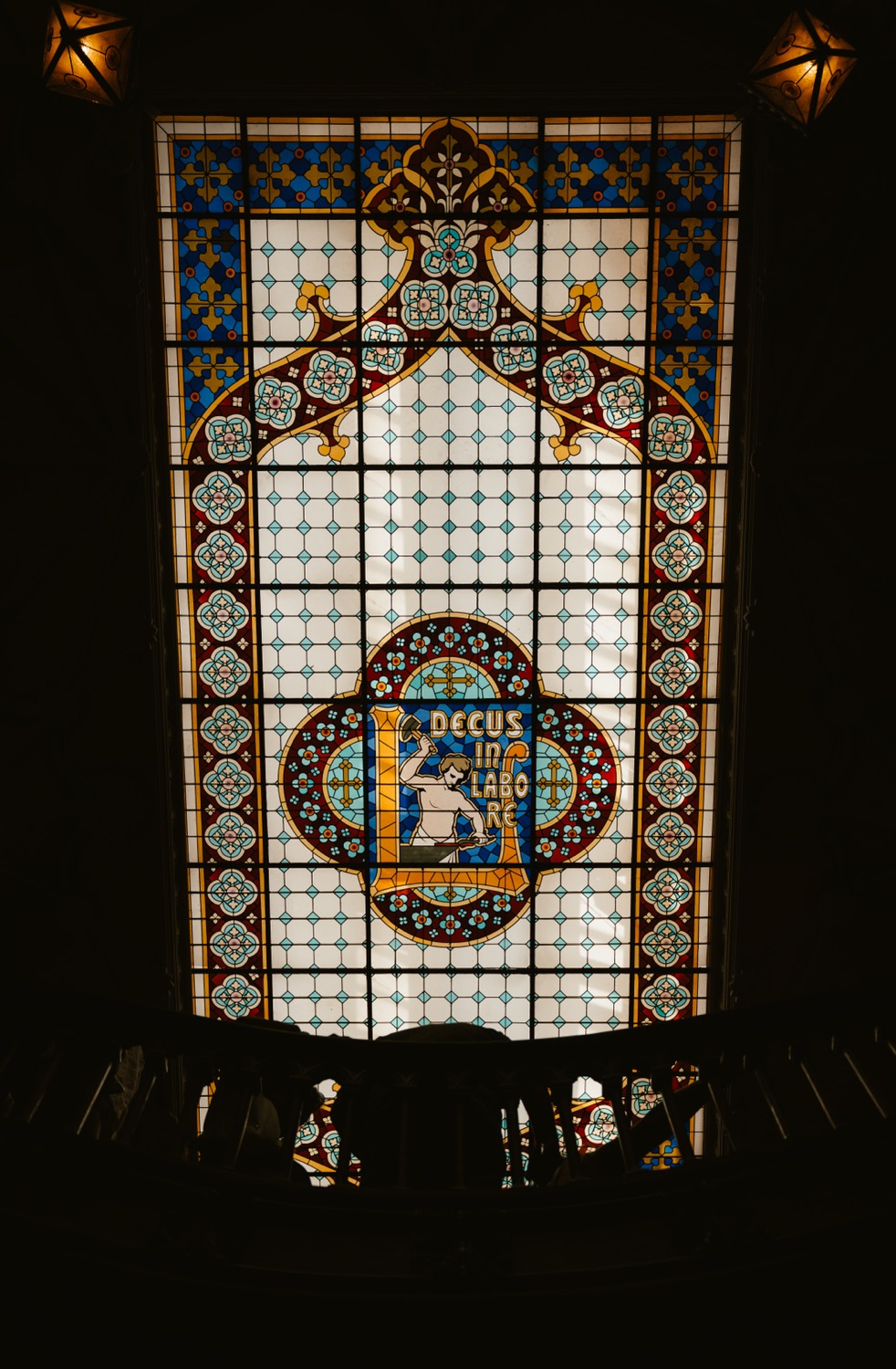 Stained glass panel, Porto