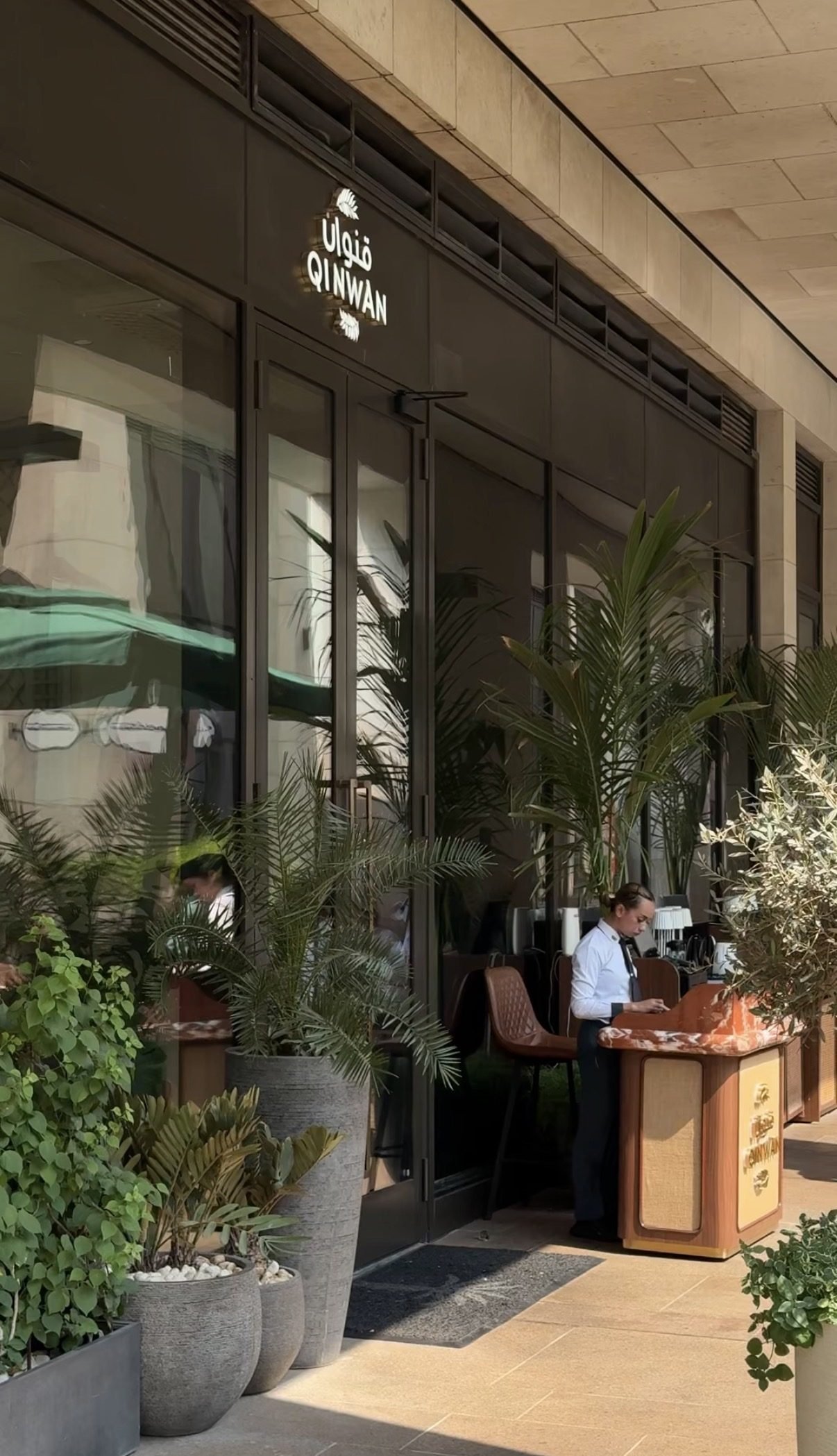Arrival, QINWAN restaurant, Msheireb Downtown Doha