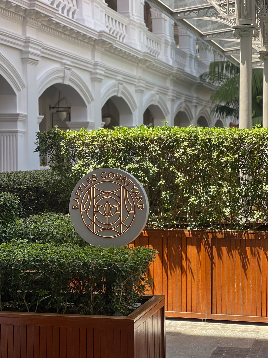 Raffles Courtyard, Raffles Hotel, Singapore