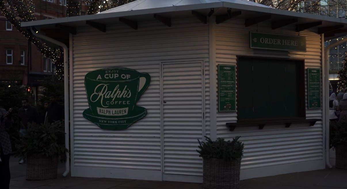 The Ralph's Coffee kiosk on the corner, London