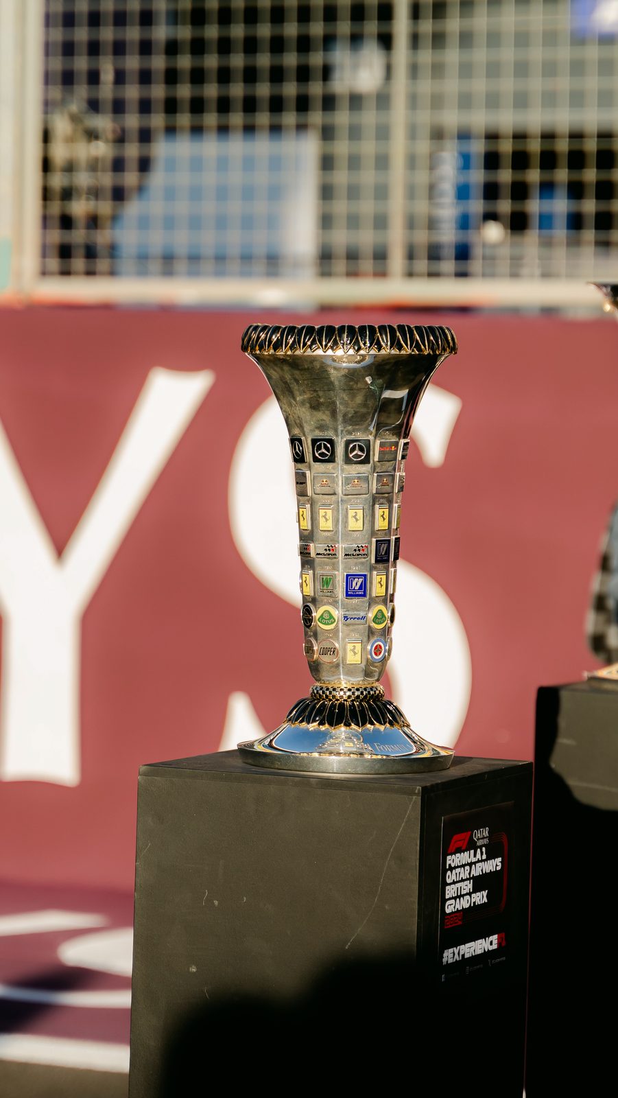 The winner’s trophy