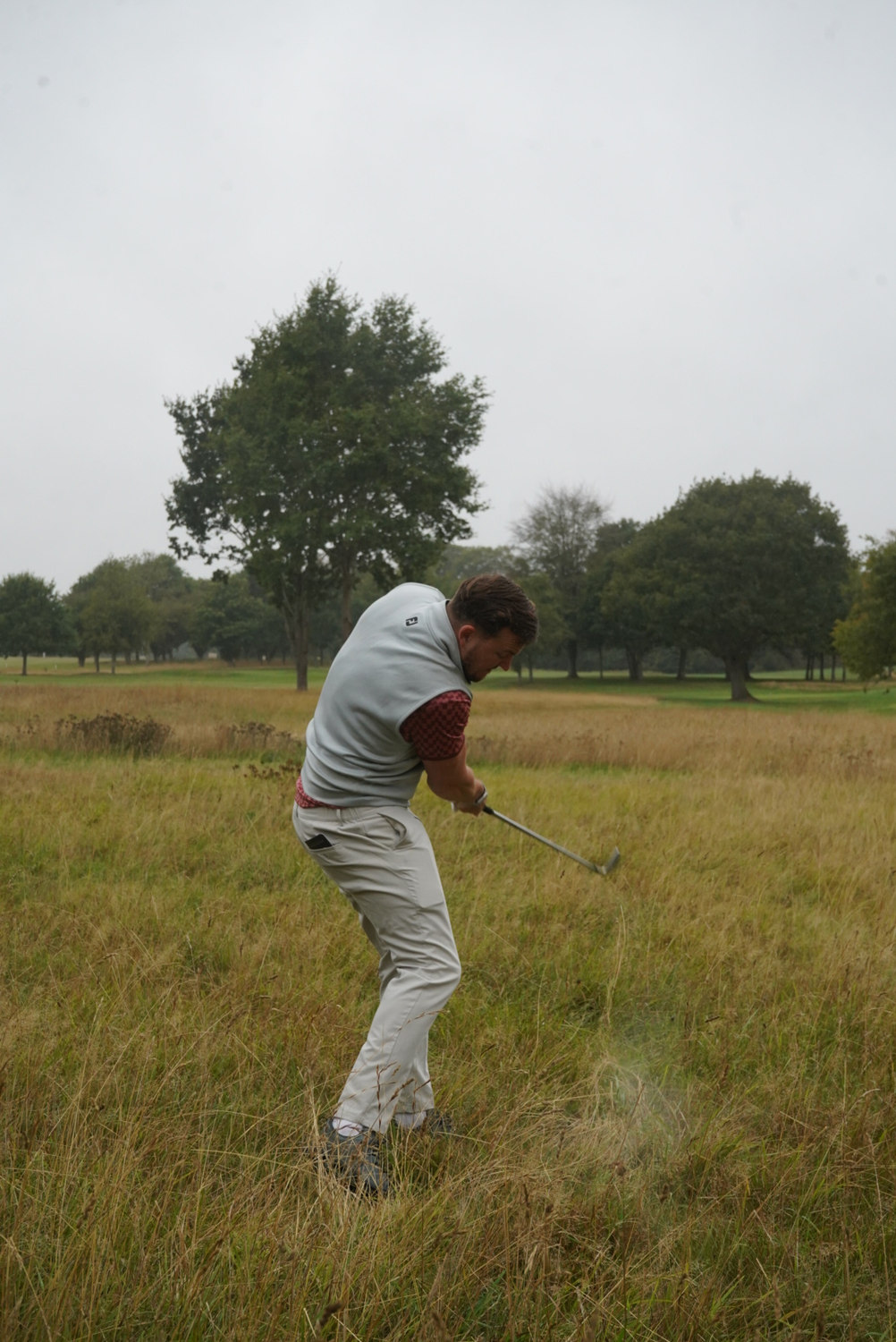 A figure playing out of the long grass, Rochester & Cobham Park, Kent