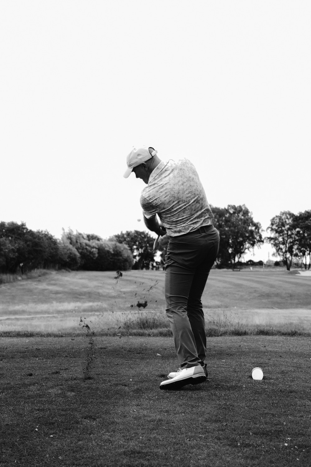 A tee shot held at the top of its finish, Magnolia Classic, Horsforth Golf Club, Leeds