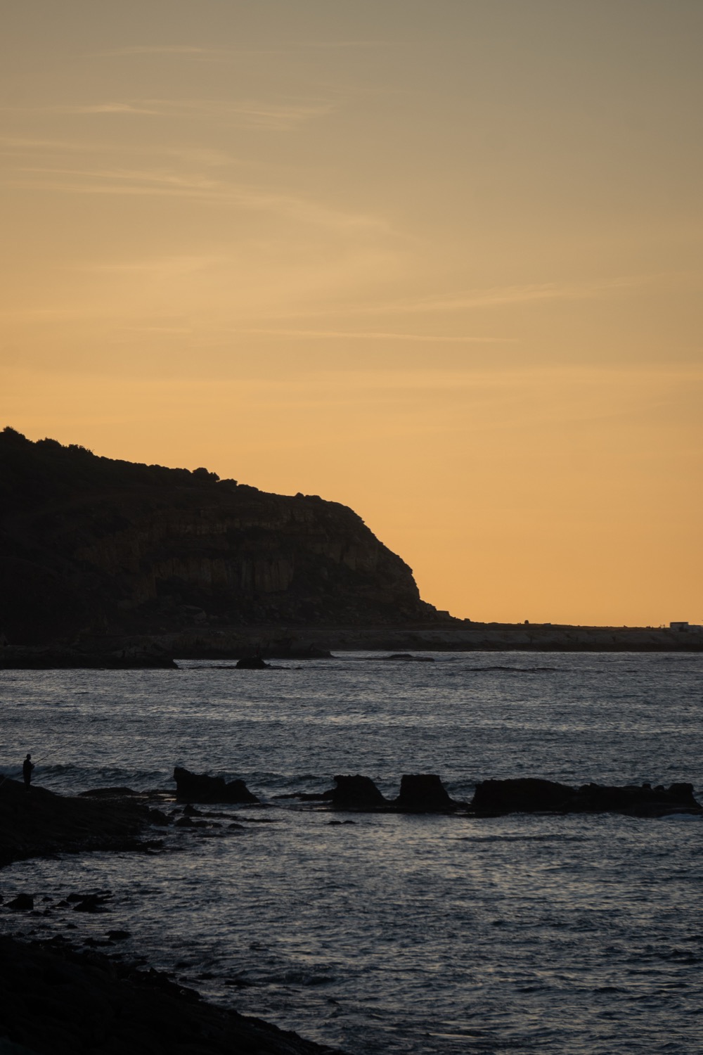The headland at dusk, Tangier, Morocco