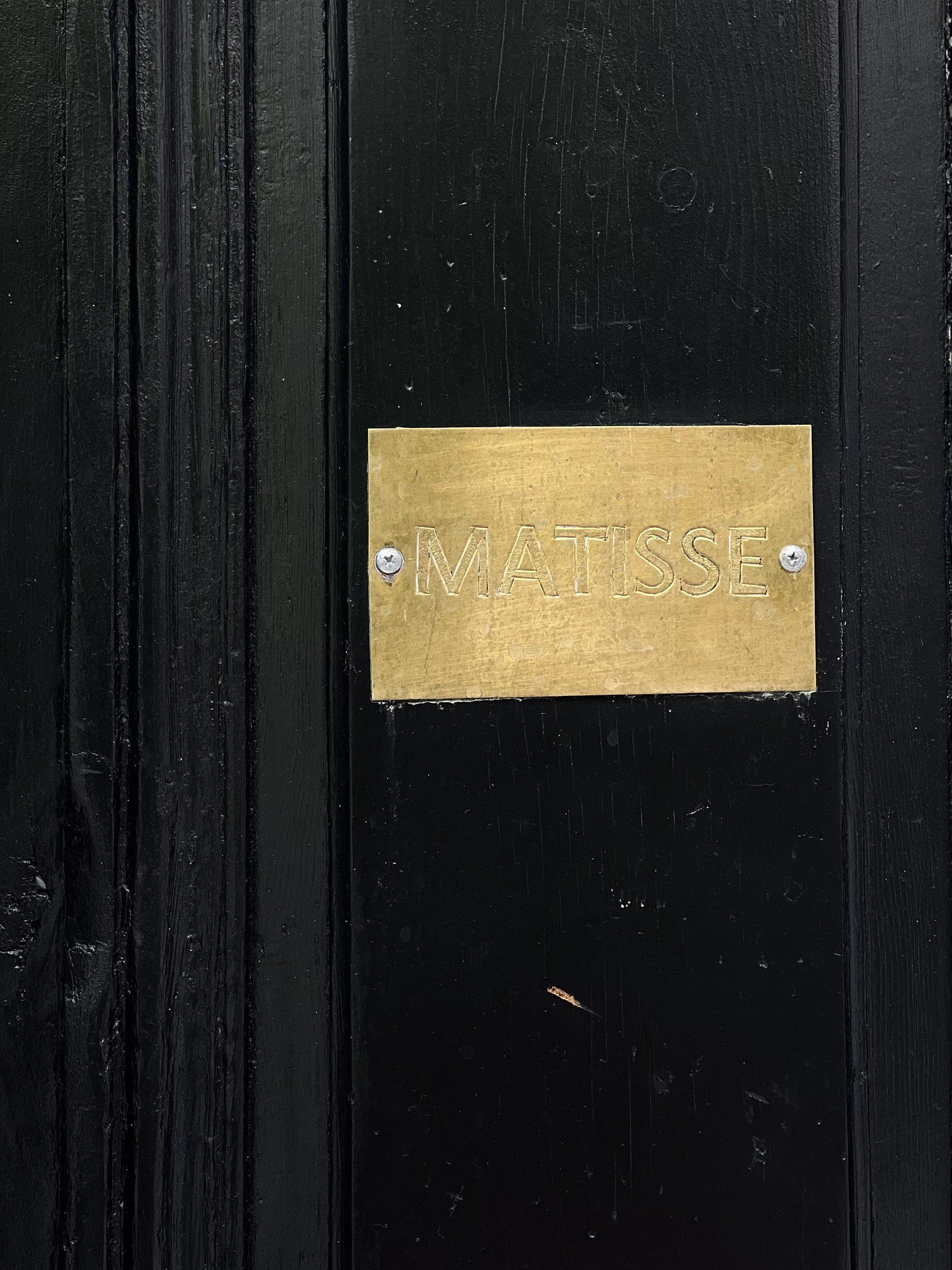 A name on the door, Tangier, Morocco