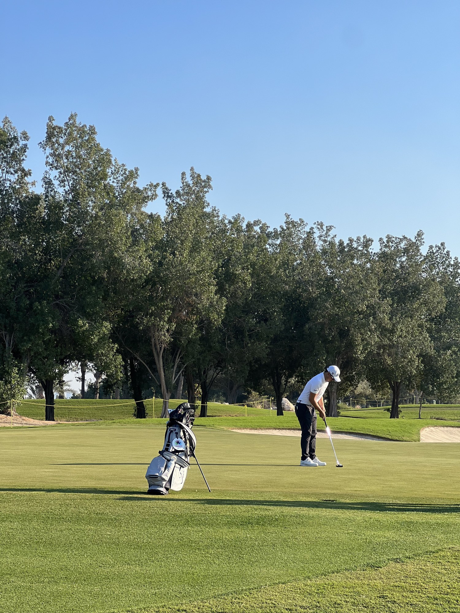 An open fairway, Doha Golf Club, Qatar